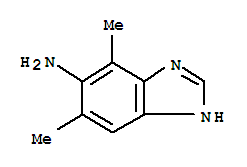 1H-benzimidazol-5-amine,4,6-dimethyl-(9ci)Structure,214688-02-5Structure 1H-benzimidazol-5-amine,4,6-dimethyl-(9ci) Structure,214688-02-5Structure