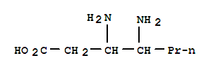 Heptanoic acid, 3,4-diamino-Structure,215306-03-9Structure Heptanoic acid, 3,4-diamino- Structure,215306-03-9Structure