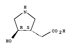 3-Pyrrolidineacetic acid,4-hydroxy-,(3r,4s)-rel - (9ci)Structure,215922-89-7Structure 3-Pyrrolidineacetic acid,4-hydroxy-,(3r,4s)-rel - (9ci) Structure,215922-89-7Structure
