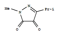 1H-pyrazole-4,5-dione,1-methyl-3-(1-methylethyl)-(9ci)Structure,216319-92-5Structure 1H-pyrazole-4,5-dione,1-methyl-3-(1-methylethyl)-(9ci) Structure,216319-92-5Structure