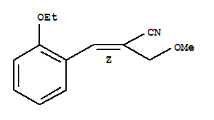 2-Propenenitrile,3-(2-ethoxyphenyl)-2-(methoxymethyl)-,(2z)-(9ci)Structure,216384-76-8Structure 2-Propenenitrile,3-(2-ethoxyphenyl)-2-(methoxymethyl)-,(2z)-(9ci) Structure,216384-76-8Structure
