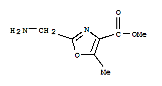 4-Oxazolecarboxylicacid,2-(aminomethyl)-5-methyl-,methylester(9ci)Structure,216480-94-3Structure 4-Oxazolecarboxylicacid,2-(aminomethyl)-5-methyl-,methylester(9ci) Structure,216480-94-3Structure