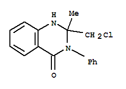 2-(Chloromethyl)-2-methyl-3-phenyl-1,2,3,4-tetrahydroquinazolin-4-oneStructure,217461-83-1Structure 2-(Chloromethyl)-2-methyl-3-phenyl-1,2,3,4-tetrahydroquinazolin-4-one Structure,217461-83-1Structure