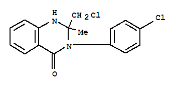 2-(Chloromethyl)-3-(4-chlorophenyl)-2-methyl-1,2,3,4-tetrahydroquinazolin-4-oneStructure,217461-92-2Structure 2-(Chloromethyl)-3-(4-chlorophenyl)-2-methyl-1,2,3,4-tetrahydroquinazolin-4-one Structure,217461-92-2Structure