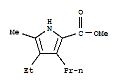1H-pyrrole-2-carboxylicacid,4-ethyl-5-methyl-3-propyl-,methylester(9ci)Structure,218774-45-9Structure 1H-pyrrole-2-carboxylicacid,4-ethyl-5-methyl-3-propyl-,methylester(9ci) Structure,218774-45-9Structure