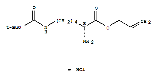 H-d-lys(boc)-oall*hclStructure,218962-73-3Structure H-d-lys(boc)-oall*hcl Structure,218962-73-3Structure