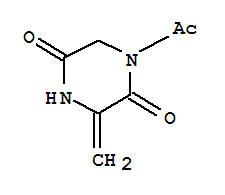 2,5-Piperazinedione, 1-acetyl-3-methylene-(9ci)Structure,219608-32-9Structure 2,5-Piperazinedione, 1-acetyl-3-methylene-(9ci) Structure,219608-32-9Structure