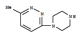 Pyridazine, 3-methyl-6-(1-piperazinyl)-(9ci)Structure,219635-87-7Structure Pyridazine, 3-methyl-6-(1-piperazinyl)-(9ci) Structure,219635-87-7Structure