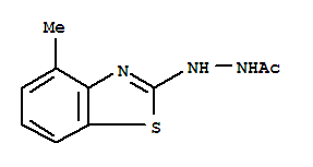 Acetic acid, 2-(4-methyl-2-benzothiazolyl)hydrazide (9ci)Structure,219904-17-3Structure Acetic acid, 2-(4-methyl-2-benzothiazolyl)hydrazide (9ci) Structure,219904-17-3Structure
