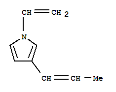 1H-pyrrole,1-ethenyl-3-(1-propenyl)-(9ci)Structure,219910-49-3Structure 1H-pyrrole,1-ethenyl-3-(1-propenyl)-(9ci) Structure,219910-49-3Structure