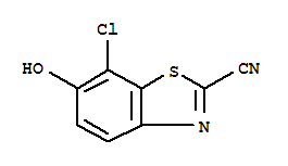 2-Benzothiazolecarbonitrile, 7-chloro-6-hydroxy-Structure,220050-36-2Structure 2-Benzothiazolecarbonitrile, 7-chloro-6-hydroxy- Structure,220050-36-2Structure