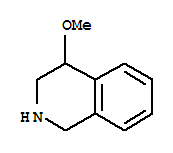 Isoquinoline, 1,2,3,4-tetrahydro-4-methoxy-(9ci)Structure,220215-20-3Structure Isoquinoline, 1,2,3,4-tetrahydro-4-methoxy-(9ci) Structure,220215-20-3Structure