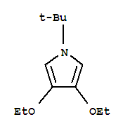 1H-pyrrole,1-(1,1-dimethylethyl)-3,4-diethoxy-(9ci)Structure,220280-01-3Structure 1H-pyrrole,1-(1,1-dimethylethyl)-3,4-diethoxy-(9ci) Structure,220280-01-3Structure