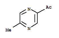 1-(5-甲基-吡嗪-2-基)-乙酮結(jié)構(gòu)式_22047-27-4結(jié)構(gòu)式