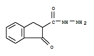 1H-indene-2-carboxylic acid, 2,3-dihydro-1-oxo-, hydrazide Structure,22065-53-8Structure