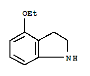 4-乙氧基吲哚啉結(jié)構(gòu)式_220657-56-7結(jié)構(gòu)式