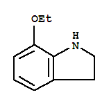1H-indole,7-ethoxy-2,3-dihydro-(9ci)Structure,220657-62-5Structure 1H-indole,7-ethoxy-2,3-dihydro-(9ci) Structure,220657-62-5Structure