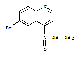 (9ci)-6-溴-4-喹啉羧酸肼結(jié)構(gòu)式_220844-68-8結(jié)構(gòu)式