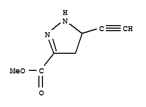 1H-pyrazole-3-carboxylicacid,5-ethynyl-4,5-dihydro-,methylester(9ci)Structure,221100-79-4Structure 1H-pyrazole-3-carboxylicacid,5-ethynyl-4,5-dihydro-,methylester(9ci) Structure,221100-79-4Structure