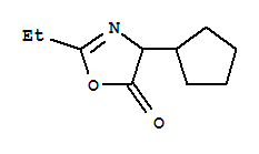 5(4H)-oxazolone, 4-cyclopentyl-2-ethyl-Structure,221214-05-7Structure 5(4H)-oxazolone, 4-cyclopentyl-2-ethyl- Structure,221214-05-7Structure