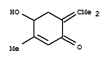 2-Cyclohexen-1-one,4-hydroxy-3-methyl-6-(1-methylethylidene)-(9ci)Structure,221246-28-2Structure 2-Cyclohexen-1-one,4-hydroxy-3-methyl-6-(1-methylethylidene)-(9ci) Structure,221246-28-2Structure