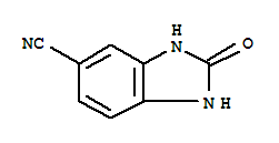 2,3-Dihydro-2-oxo-1H-benzimidazole-5-carbonitrileStructure,221289-88-9Structure 2,3-Dihydro-2-oxo-1H-benzimidazole-5-carbonitrile Structure,221289-88-9Structure