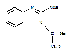 1H-benzimidazole,2-methoxy-1-(1-methylethenyl)-(9ci) Structure,22129-02-8Structure