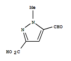 1H-pyrazole-3-carboxylic acid, 5-formyl-1-methyl-(9ci)Structure,221323-55-3Structure 1H-pyrazole-3-carboxylic acid, 5-formyl-1-methyl-(9ci) Structure,221323-55-3Structure