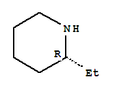 (R)-2-乙基哌啶結(jié)構(gòu)式_22160-08-3結(jié)構(gòu)式