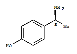 (R)-4-(1-氨基乙基)苯酚結構式_221670-72-0結構式