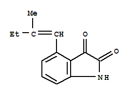 1H-indole-2,3-dione, 4-(2-methyl-1-butenyl)-(9ci)Structure,222036-49-9Structure 1H-indole-2,3-dione, 4-(2-methyl-1-butenyl)-(9ci) Structure,222036-49-9Structure