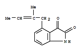 1H-indole-2,3-dione, 4-(2-methyl-2-butenyl)-(9ci)Structure,222036-50-2Structure 1H-indole-2,3-dione, 4-(2-methyl-2-butenyl)-(9ci) Structure,222036-50-2Structure