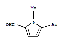 1H-pyrrole-2-carboxaldehyde, 5-acetyl-1-methyl-(9ci)Structure,222552-82-1Structure 1H-pyrrole-2-carboxaldehyde, 5-acetyl-1-methyl-(9ci) Structure,222552-82-1Structure