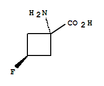 Cyclobutanecarboxylic acid, 1-amino-3-fluoro-, transStructure,222727-43-7Structure Cyclobutanecarboxylic acid, 1-amino-3-fluoro-, trans Structure,222727-43-7Structure