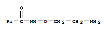 Benzamide, n-(2-aminoethoxy)-Structure,222960-38-5Structure Benzamide, n-(2-aminoethoxy)- Structure,222960-38-5Structure