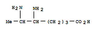 Heptanoic acid, 5,6-diamino-Structure,223602-78-6Structure Heptanoic acid, 5,6-diamino- Structure,223602-78-6Structure