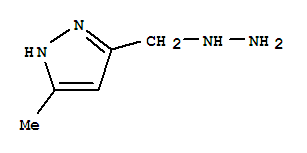 1H-pyrazole,3-(hydrazinomethyl)-5-methyl-(9ci)Structure,223603-51-8Structure 1H-pyrazole,3-(hydrazinomethyl)-5-methyl-(9ci) Structure,223603-51-8Structure