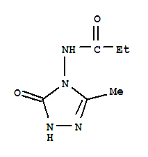 Propanamide, n-(1,5-dihydro-3-methyl-5-oxo-4h-1,2,4-triazol-4-yl)-Structure,223795-09-3Structure Propanamide, n-(1,5-dihydro-3-methyl-5-oxo-4h-1,2,4-triazol-4-yl)- Structure,223795-09-3Structure
