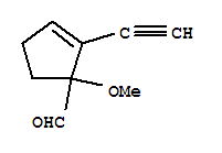 2-Cyclopentene-1-carboxaldehyde, 2-ethynyl-1-methoxy-(9ci)Structure,225662-34-0Structure 2-Cyclopentene-1-carboxaldehyde, 2-ethynyl-1-methoxy-(9ci) Structure,225662-34-0Structure