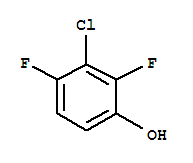 Phenol, 3-chloro-2,4-difluoro-Structure,2268-00-0Structure Phenol, 3-chloro-2,4-difluoro- Structure,2268-00-0Structure