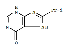 6H-purin-6-one, 1,7-dihydro-8-(1-methylethyl)-(9ci)Structure,227955-03-5Structure 6H-purin-6-one, 1,7-dihydro-8-(1-methylethyl)-(9ci) Structure,227955-03-5Structure