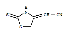 Acetonitrile, (2-thioxo-4-thiazolidinylidene)-(9ci)Structure,228566-79-8Structure Acetonitrile, (2-thioxo-4-thiazolidinylidene)-(9ci) Structure,228566-79-8Structure