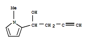 1H-pyrrole-2-methanol,1-methyl-alpha-2-propynyl-(9ci)Structure,229333-31-7Structure 1H-pyrrole-2-methanol,1-methyl-alpha-2-propynyl-(9ci) Structure,229333-31-7Structure