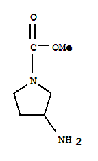 1-Pyrrolidinecarboxylicacid,3-amino-,methylester(9ci)Structure,233764-45-9Structure 1-Pyrrolidinecarboxylicacid,3-amino-,methylester(9ci) Structure,233764-45-9Structure