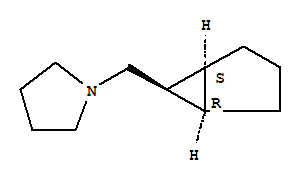 endo-(8ci)-1-(雙環(huán)[3.1.0]-6-六甲基)-吡咯烷結(jié)構(gòu)式_23809-48-5結(jié)構(gòu)式