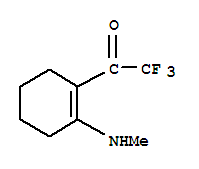 (9ci)-2,2,2-三氟-1-[2-(甲基氨基)-1-環(huán)己烯-1-基]-乙酮結(jié)構(gòu)式_240121-54-4結(jié)構(gòu)式