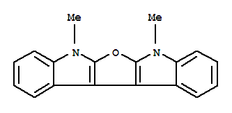 (9ci)-5,7-二氫-5,7-二甲基-呋喃并[2,3-b:5,4-b]二吲哚結(jié)構(gòu)式_241154-47-2結(jié)構(gòu)式