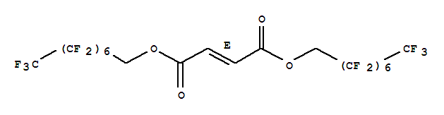 (2E)-2-丁烯二酸二(2,2,3,3,4,4,5,5,6,6,7,7,8,8,8-十五氟辛基)酯結(jié)構(gòu)式_24120-18-1結(jié)構(gòu)式
