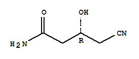(R)-4-氰基-3-羥基丁酰胺結(jié)構(gòu)式_244094-04-0結(jié)構(gòu)式