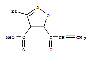 4-Isoxazolecarboxylicacid,3-ethyl-5-(1-oxo-2-propenyl)-,methylester(9ci)Structure,244238-27-5Structure 4-Isoxazolecarboxylicacid,3-ethyl-5-(1-oxo-2-propenyl)-,methylester(9ci) Structure,244238-27-5Structure